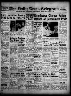 The Daily News-Telegram (Sulphur Springs, Tex.), Vol. 54, No. 252, Ed. 1 Wednesday, October 22, 1952