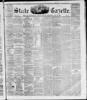 State Gazette. (Austin, Tex.), Vol. 11, No. 51, Ed. 1, Saturday, July 28, 1860