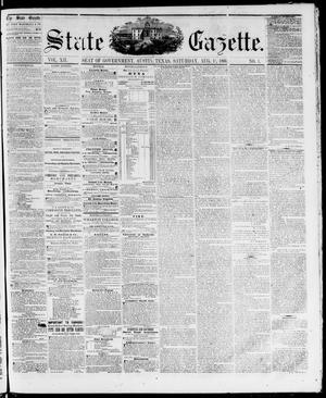 State Gazette. (Austin, Tex.), Vol. 12, No. 1, Ed. 1, Saturday, August 11, 1860