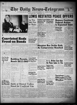 The Daily News-Telegram (Sulphur Springs, Tex.), Vol. 51, No. 262, Ed. 1 Thursday, November 3, 1949