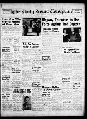 The Daily News-Telegram (Sulphur Springs, Tex.), Vol. 54, No. 111, Ed. 1 Friday, May 9, 1952