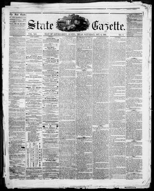 State Gazette. (Austin, Tex.), Vol. 12, No. 9, Ed. 1, Saturday, October 6, 1860