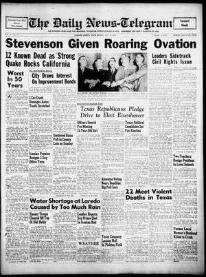 The Daily News-Telegram (Sulphur Springs, Tex.), Vol. 54, No. 172, Ed. 1 Monday, July 21, 1952