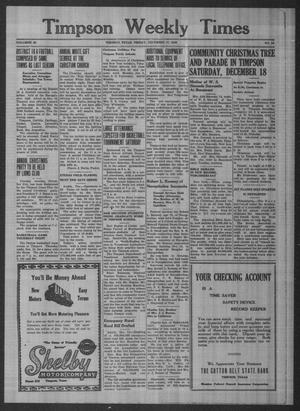 Timpson Weekly Times (Timpson, Tex.), Vol. 63, No. 50, Ed. 1 Friday, December 17, 1948