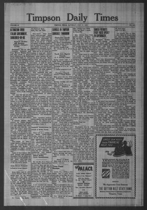 Timpson Daily Times (Timpson, Tex.), Vol. 42, No. 144, Ed. 1 Saturday, July 17, 1943