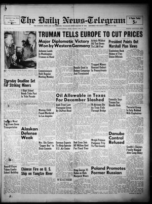 The Daily News-Telegram (Sulphur Springs, Tex.), Vol. 51, No. 271, Ed. 1 Tuesday, November 15, 1949