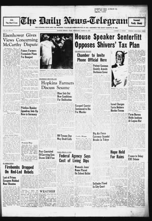 The Daily News-Telegram (Sulphur Springs, Tex.), Vol. 56, No. 70, Ed. 1 Wednesday, March 24, 1954