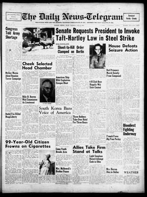 The Daily News-Telegram (Sulphur Springs, Tex.), Vol. 54, No. 140, Ed. 1 Thursday, June 12, 1952