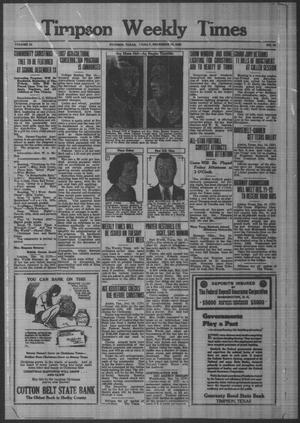 Timpson Weekly Times (Timpson, Tex.), Vol. 51, No. 51, Ed. 1 Friday, December 18, 1936