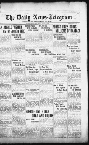 The Daily News-Telegram (Sulphur Springs, Tex.), Vol. 27, No. 192, Ed. 1 Friday, August 21, 1925