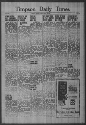 Timpson Daily Times (Timpson, Tex.), Vol. 42, No. 102, Ed. 1 Tuesday, May 18, 1943