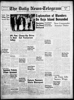 The Daily News-Telegram (Sulphur Springs, Tex.), Vol. 54, No. 114, Ed. 1 Tuesday, May 13, 1952