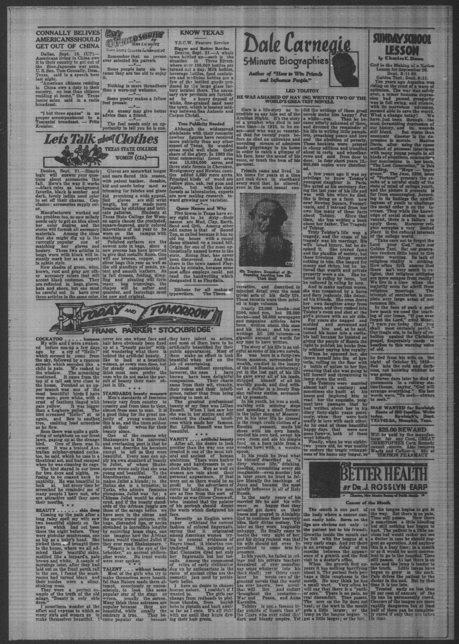 Timpson Weekly Times (Timpson, Tex.), Vol. 52, No. 39, Ed. 1 Friday, September 24, 1937
                                                
                                                    [Sequence #]: 3 of 8
                                                