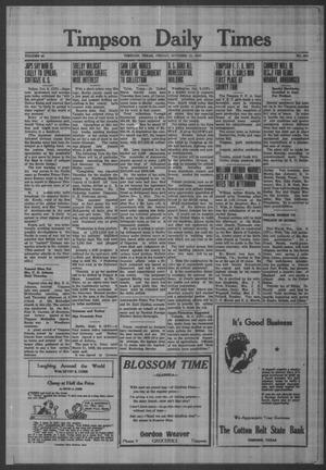 Timpson Daily Times (Timpson, Tex.), Vol. 40, No. 201, Ed. 1 Friday, October 10, 1941