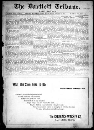 The Bartlett Tribune and News (Bartlett, Tex.), Vol. 35, No. 29, Ed. 1, Friday, January 21, 1921