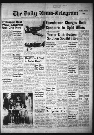 The Daily News-Telegram (Sulphur Springs, Tex.), Vol. 56, No. 176, Ed. 1 Wednesday, July 28, 1954