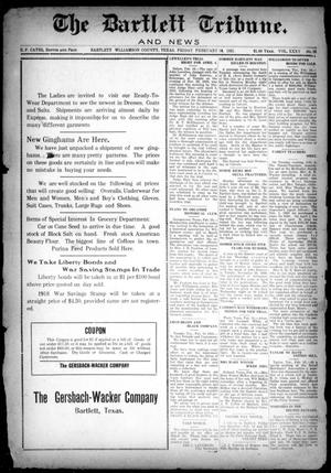 The Bartlett Tribune and News (Bartlett, Tex.), Vol. 35, No. 33, Ed. 1, Friday, February 18, 1921
