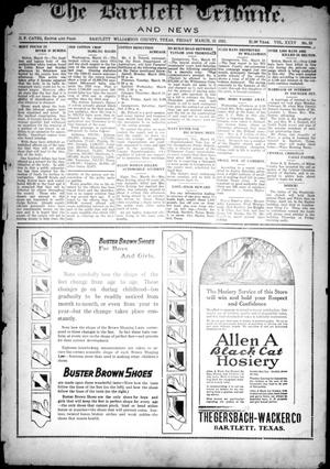 The Bartlett Tribune and News (Bartlett, Tex.), Vol. 35, No. 38, Ed. 1, Friday, March 25, 1921