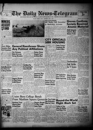 The Daily News-Telegram (Sulphur Springs, Tex.), Vol. 51, No. 289, Ed. 1 Wednesday, December 7, 1949