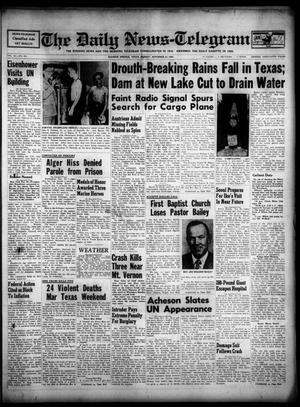 The Daily News-Telegram (Sulphur Springs, Tex.), Vol. 54, No. 280, Ed. 1 Monday, November 24, 1952