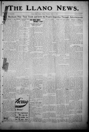 The Llano News. (Llano, Tex.), Vol. 29, No. 34, Ed. 1 Thursday, March 13, 1913