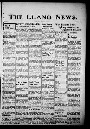 The Llano News. (Llano, Tex.), Vol. 52, No. 9, Ed. 1 Thursday, January 18, 1940