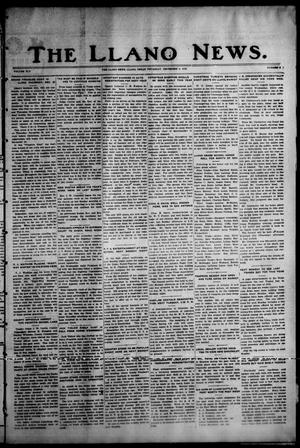 Primary view of object titled 'The Llano News. (Llano, Tex.), Vol. 45, No. 9, Ed. 1 Thursday, December 8, 1932'.