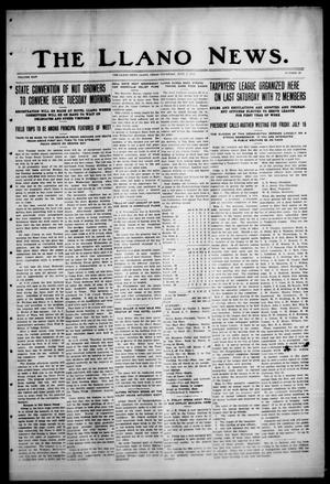 Primary view of object titled 'The Llano News. (Llano, Tex.), Vol. 44, No. 39, Ed. 1 Thursday, July 7, 1932'.