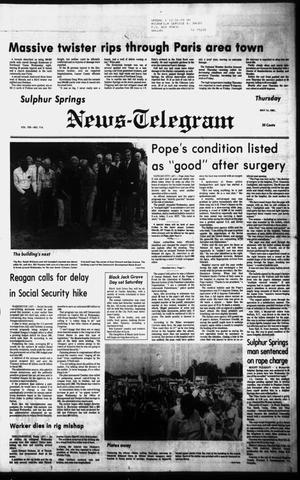 Sulphur Springs News-Telegram (Sulphur Springs, Tex.), Vol. 103, No. 114, Ed. 1 Thursday, May 14, 1981