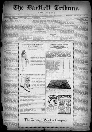 The Bartlett Tribune and News (Bartlett, Tex.), Vol. 36, No. 12, Ed. 1, Friday, September 30, 1921