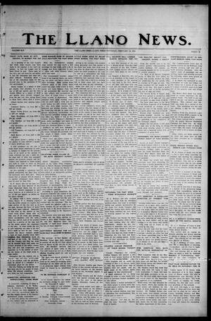 Primary view of object titled 'The Llano News. (Llano, Tex.), Vol. 45, No. 18, Ed. 1 Thursday, February 16, 1933'.