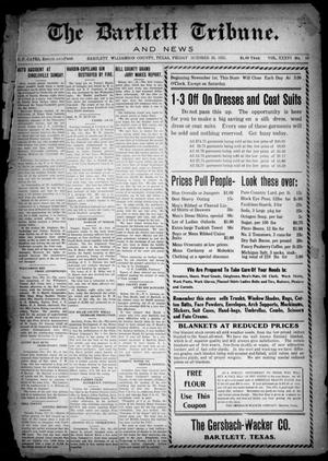 The Bartlett Tribune and News (Bartlett, Tex.), Vol. 36, No. 16, Ed. 1, Friday, October 28, 1921