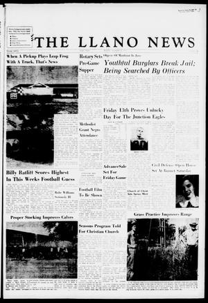 The Llano News (Llano, Tex.), Vol. 68, No. 42, Ed. 1 Thursday, September 19, 1957