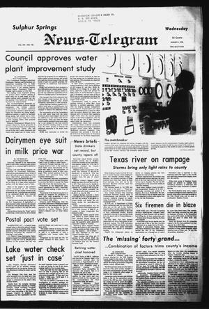 Primary view of object titled 'Sulphur Springs News-Telegram (Sulphur Springs, Tex.), Vol. 100, No. 182, Ed. 1 Wednesday, August 2, 1978'.