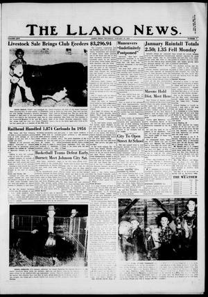 The Llano News. (Llano, Tex.), Vol. 66, No. 7, Ed. 1 Thursday, January 20, 1955