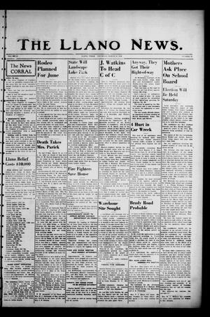 The Llano News. (Llano, Tex.), Vol. 51, No. 18, Ed. 1 Thursday, March 30, 1939