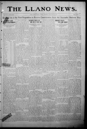 The Llano News. (Llano, Tex.), Vol. 30, No. 9, Ed. 1 Thursday, September 18, 1913