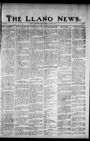 The Llano News. (Llano, Tex.), Vol. 41, No. 8, Ed. 1 Thursday, October 25, 1928