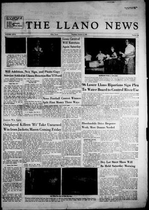 The Llano News (Llano, Tex.), Vol. 67, No. 44, Ed. 1 Thursday, October 4, 1956