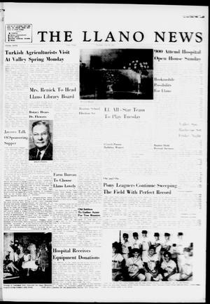 Primary view of object titled 'The Llano News (Llano, Tex.), Vol. 68, No. 34, Ed. 1 Thursday, July 25, 1957'.