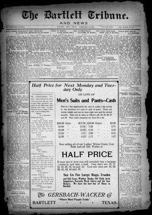 The Bartlett Tribune and News (Bartlett, Tex.), Vol. 37, No. 30, Ed. 1, Friday, February 10, 1922