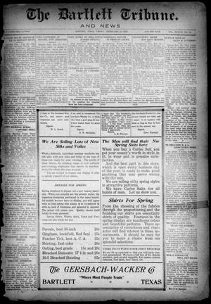 The Bartlett Tribune and News (Bartlett, Tex.), Vol. 37, No. 32, Ed. 1, Friday, February 24, 1922