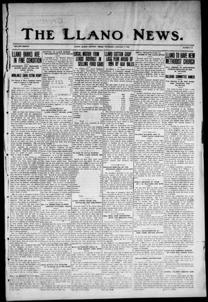 The Llano News. (Llano, Tex.), Vol. 38, No. 19, Ed. 1 Thursday, January 7, 1926