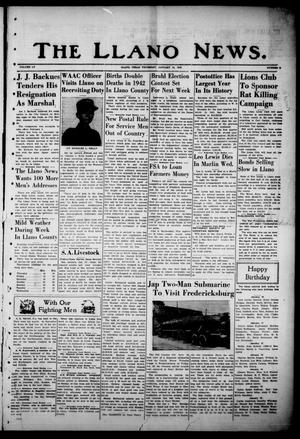 The Llano News. (Llano, Tex.), Vol. 55, No. 9, Ed. 1 Thursday, January 14, 1943