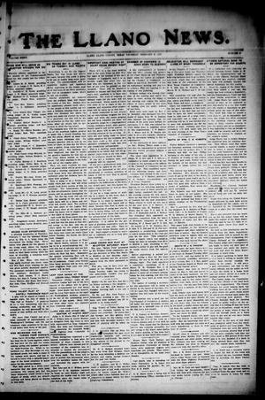 Primary view of object titled 'The Llano News. (Llano, Tex.), Vol. 36, No. 27, Ed. 1 Thursday, February 21, 1924'.