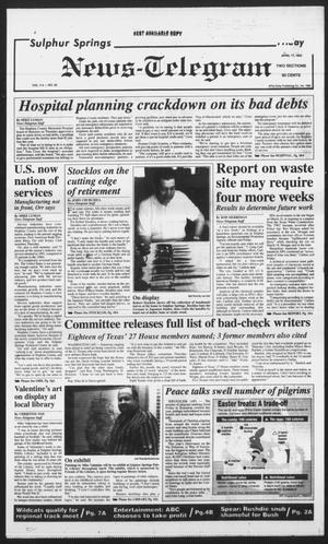 Sulphur Springs News-Telegram (Sulphur Springs, Tex.), Vol. 114, No. 92, Ed. 1 Friday, April 17, 1992
