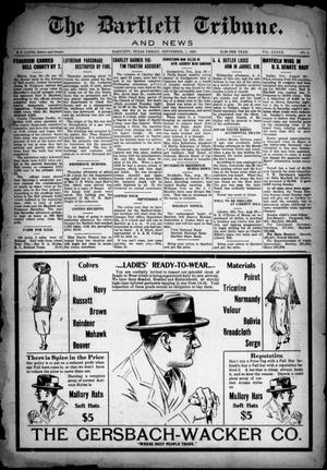 The Bartlett Tribune and News (Bartlett, Tex.), Vol. 37, No. 5, Ed. 1, Friday, September 1, 1922