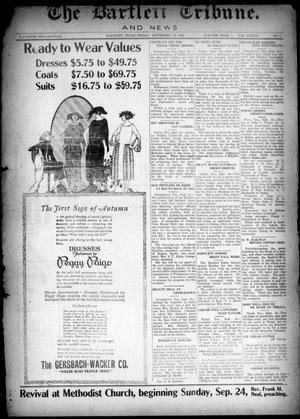 The Bartlett Tribune and News (Bartlett, Tex.), Vol. 37, No. 7, Ed. 1, Friday, September 15, 1922