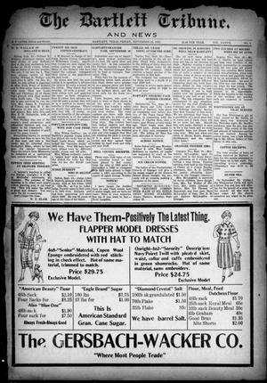 The Bartlett Tribune and News (Bartlett, Tex.), Vol. 37, No. 8, Ed. 1, Friday, September 22, 1922