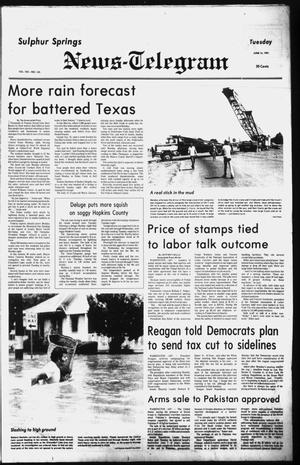 Sulphur Springs News-Telegram (Sulphur Springs, Tex.), Vol. 103, No. 142, Ed. 1 Tuesday, June 16, 1981